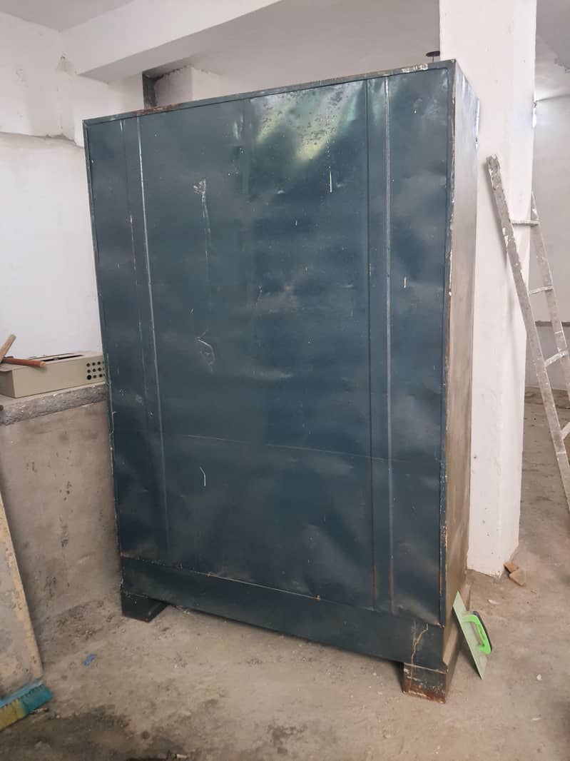 Iron cupboard. . . 6 and half feet height. 5 feet width 12