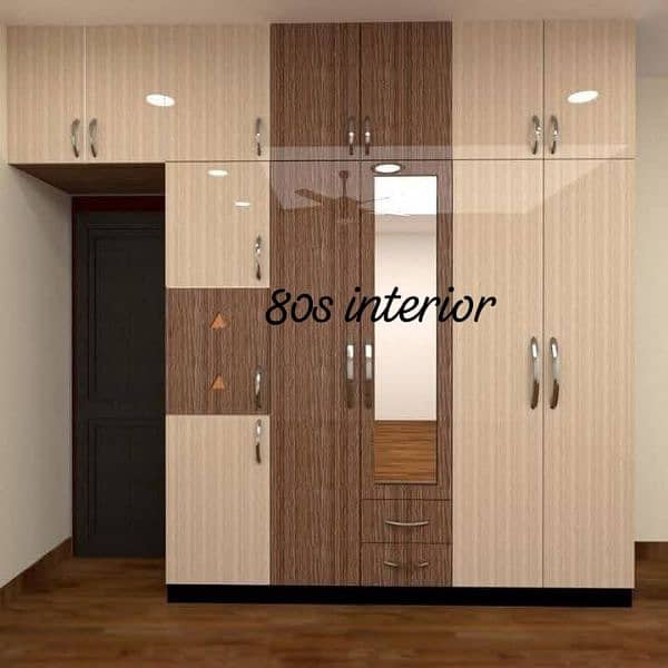 almari, upper cabinet style cupboard, sliding wardrobe,kitchen cabinet 6