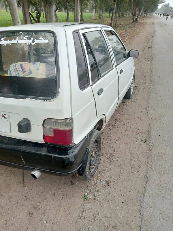 Suzuki Mehran 1991 model Urgent for sale in Rawali cantt Gujrawala 1