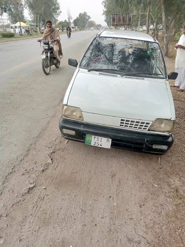 Suzuki Mehran 1991 model Urgent for sale in Rawali cantt Gujrawala 4