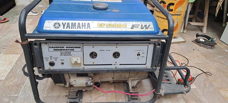 YAMAHA Generator 10/10 condition heavy duty A-one working condition 0