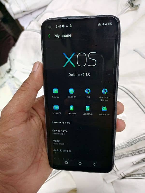 Infinix Note 7 mobile 6 128 gb. 03021494669 3