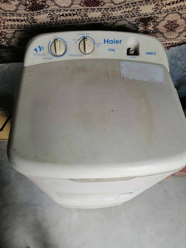 HAIER washing mechine 0