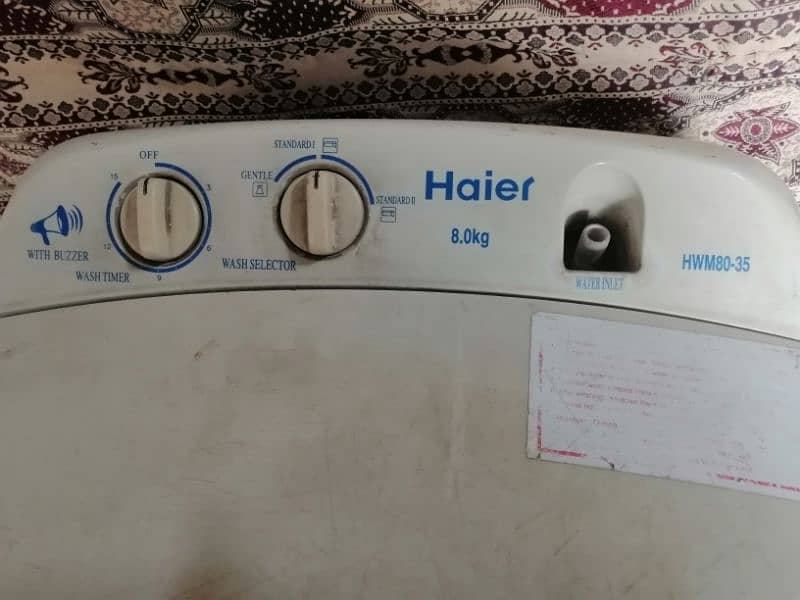 HAIER washing mechine 5