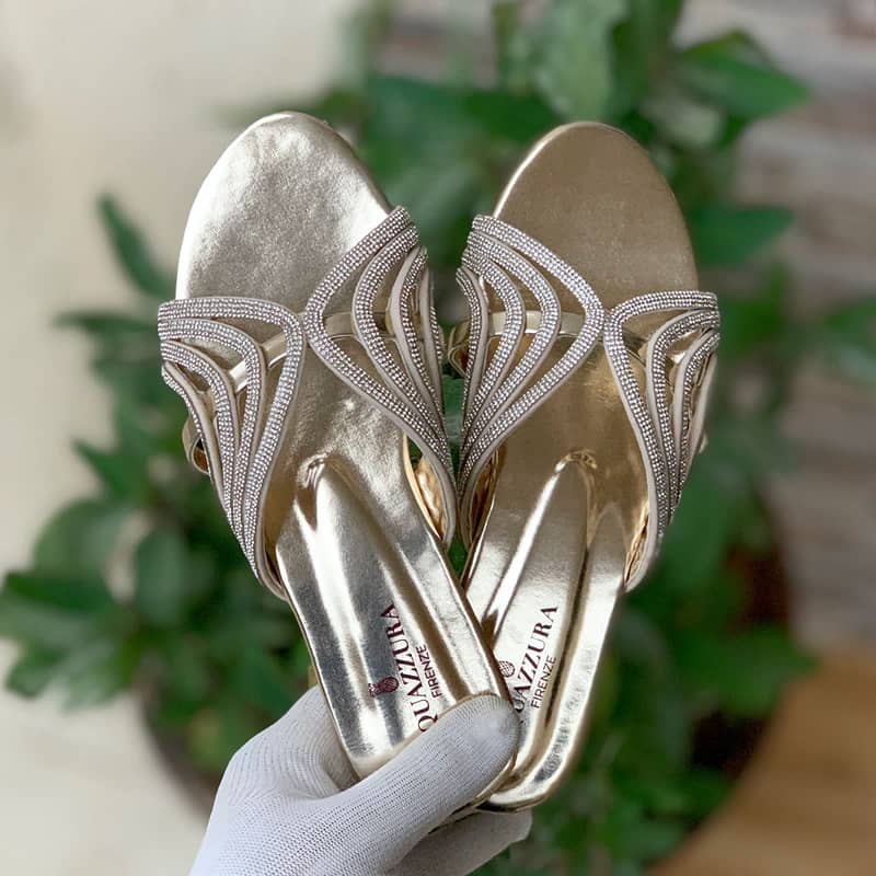 Aquazzura Women's Shiny Italian Luxury Flats Affordable Price 1