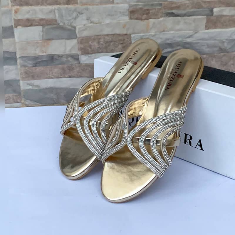 Aquazzura Women's Shiny Italian Luxury Flats Affordable Price 3