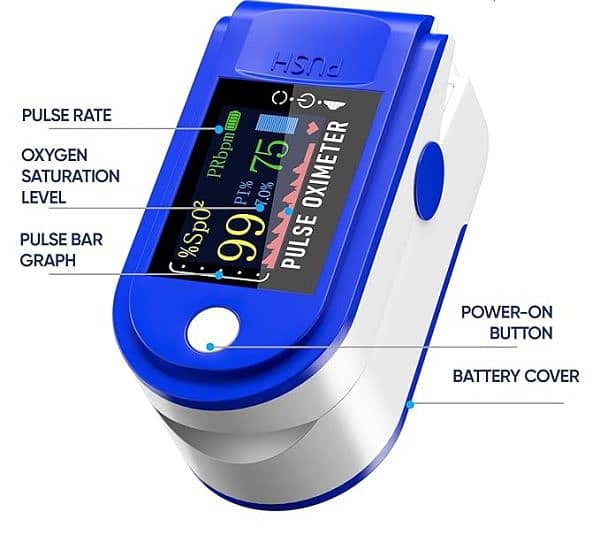 Oled Display Fingertip Oximeter (Free Delivery) 3