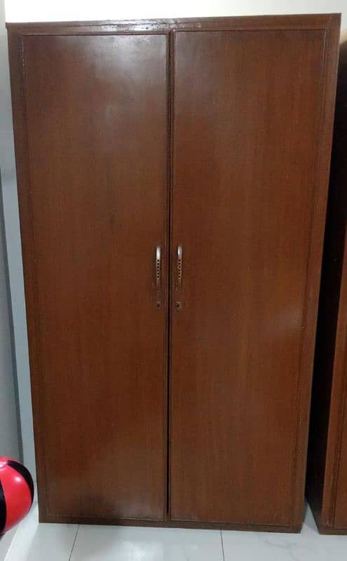 Bed with wardrobe for sale 1