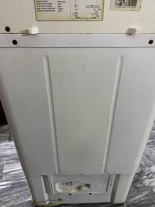 SINGLE TUB WASHING MACHINE MODEL: DW-110C1 4