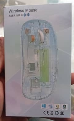 Transparent Mouse || Bluetooth Mouse New Model 2025 || RGB Mouse