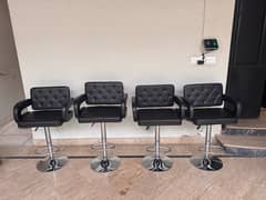 4 Premium Counter Chairs