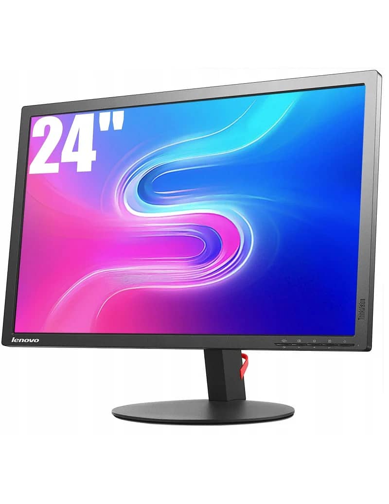 24" Inch Lenovo WUXGA IPS LED Monitor with HDMI Port & 1200 Resolution 0