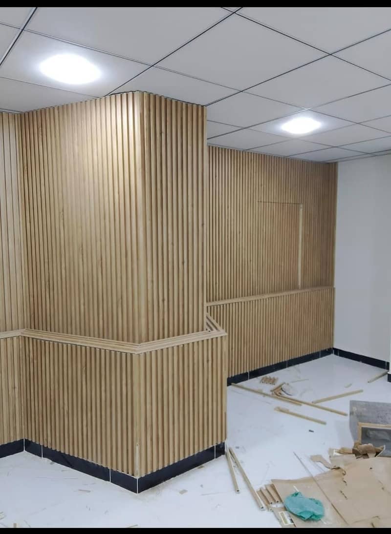 PVC wallpanel - wallpanel - wooden panel -Wpc wall panel-Fluted panel 4