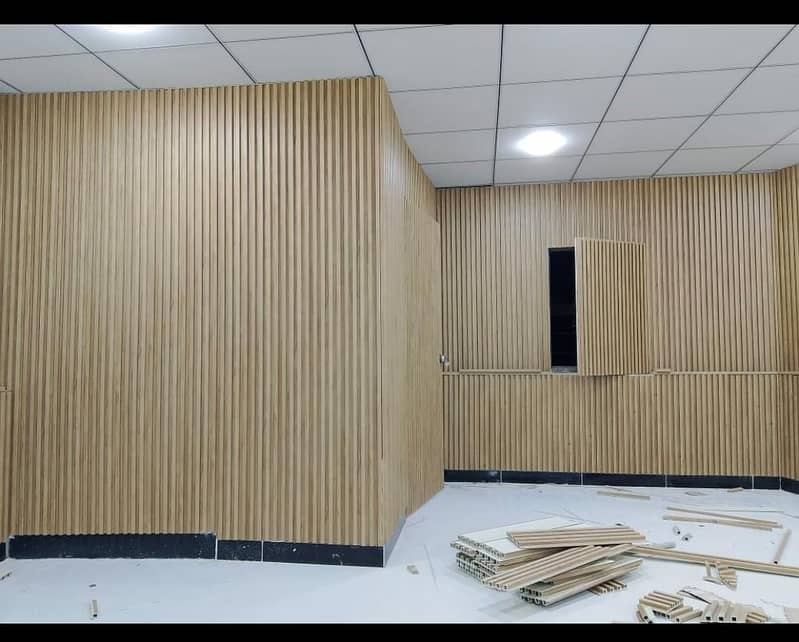 PVC wallpanel - wallpanel - wooden panel -Wpc wall panel-Fluted panel 5