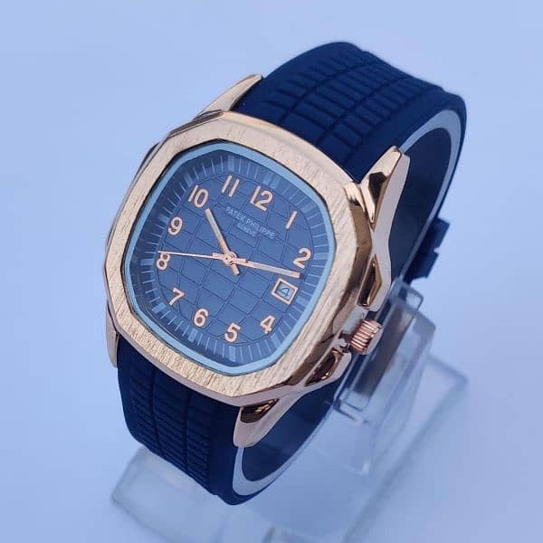 Men's Quartz Movement Square Watch - 1 Pc 2