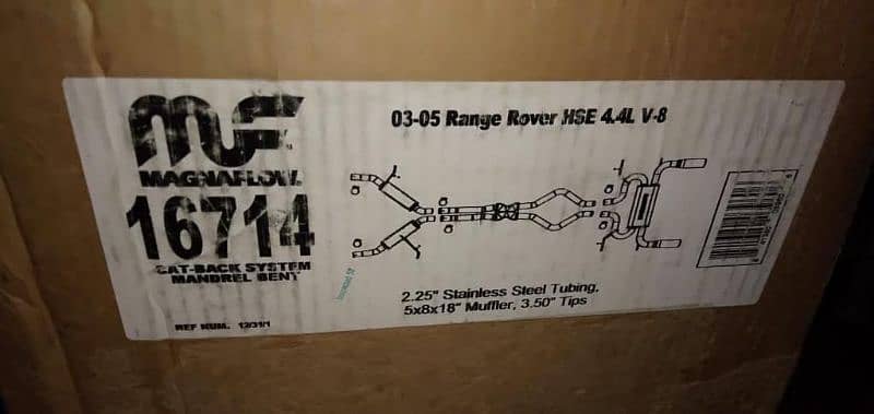 range rover silencer box pack 7