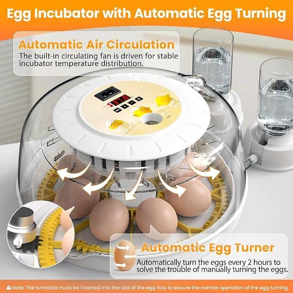 Automatic 8/18 eggs incubator machine 6