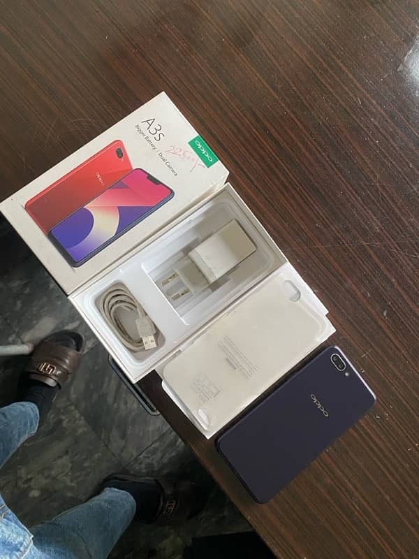 oppo A3s with complete box 2