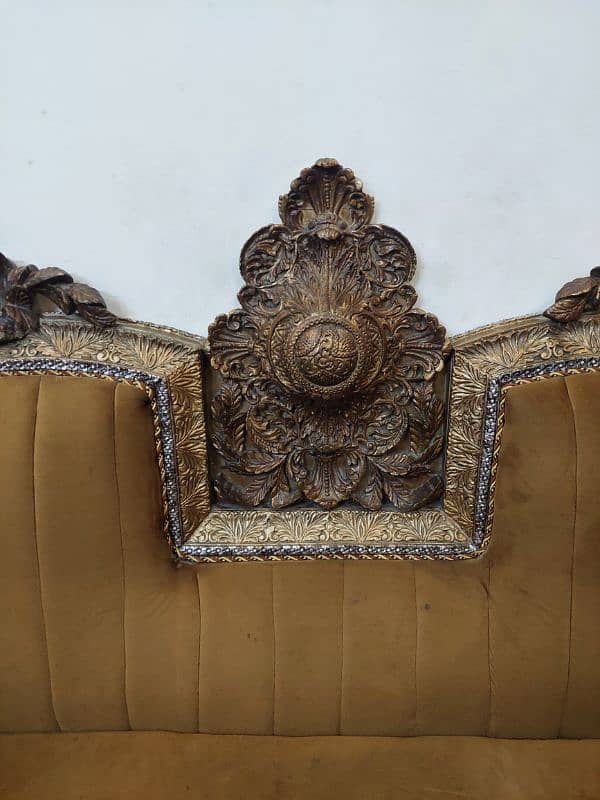 antique fibre sofa set 3