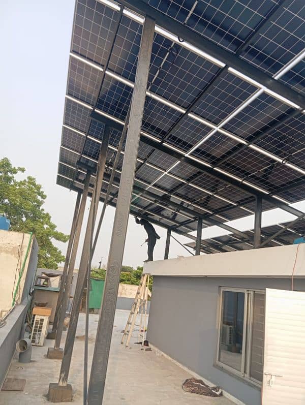 Hybrid/ongrid/off-grid solar system complete installation 7