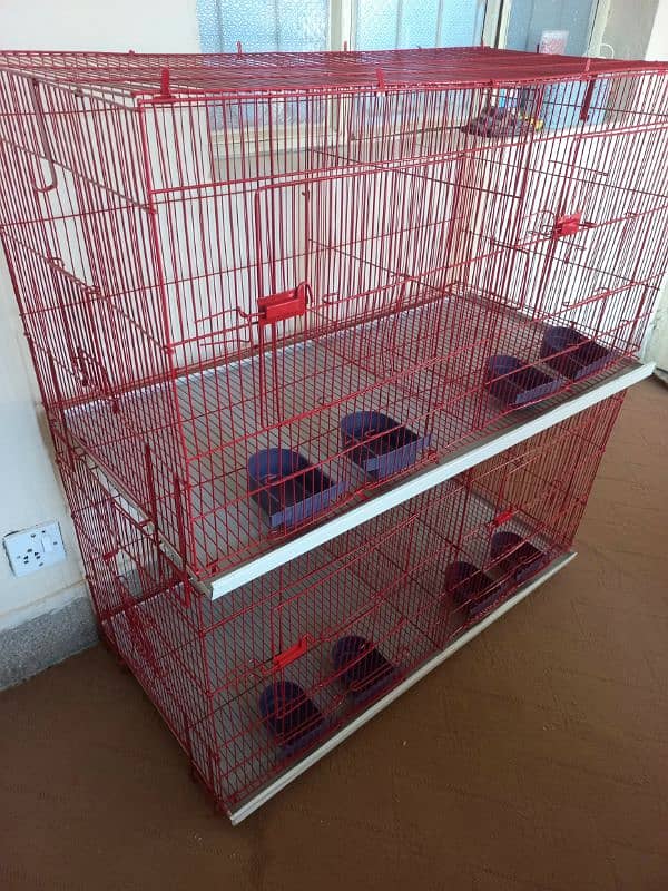 Folding cage 4 portions brand new 2