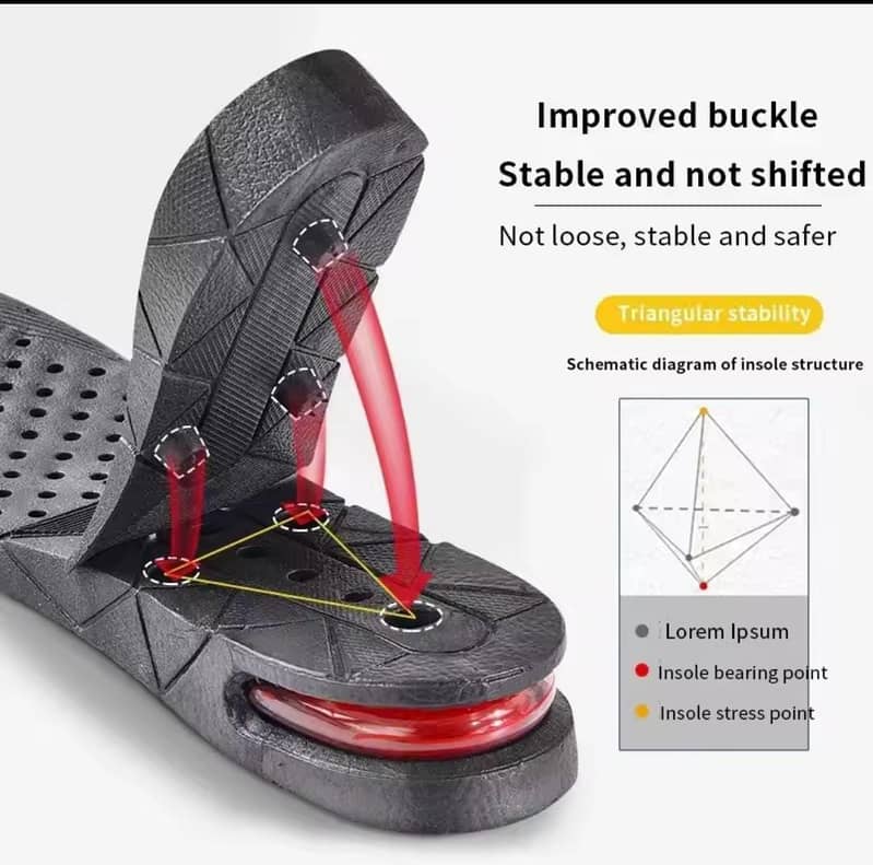 Height Increase Insoles | Air Cushion Soft Insoles | Btall 2