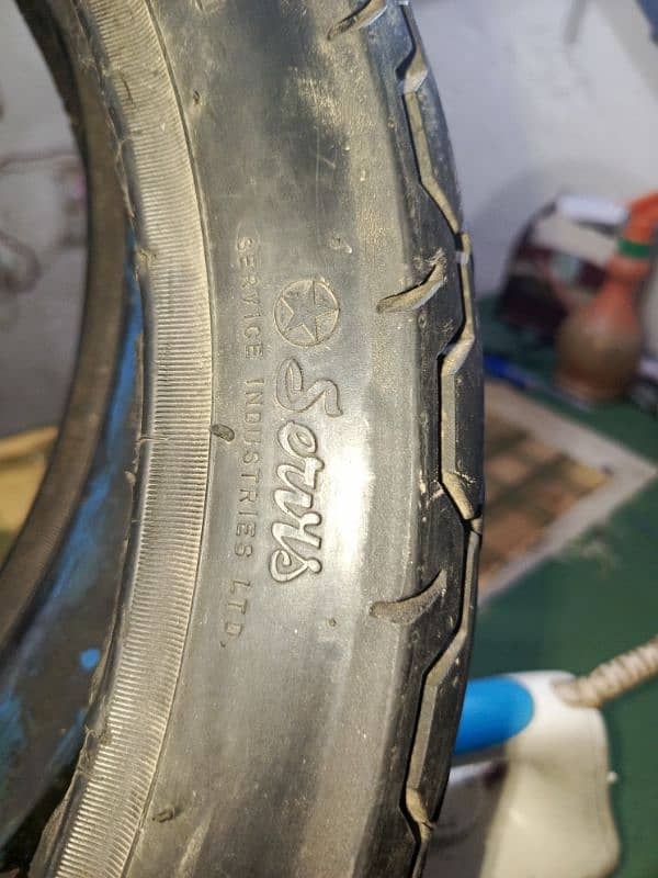 service tyre 90.90. 18  play 6 Suzuki pridor ybr ybz sub pe lag jayge 2