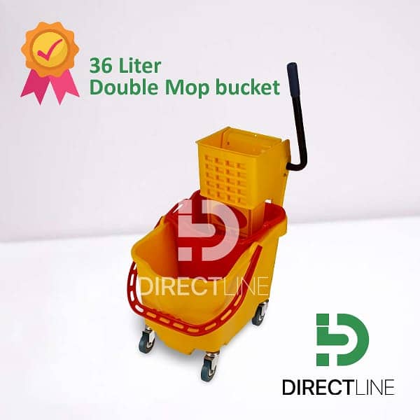 Mop trolley,Mop Bucket,Dustbin,Janitorial Trolley 0