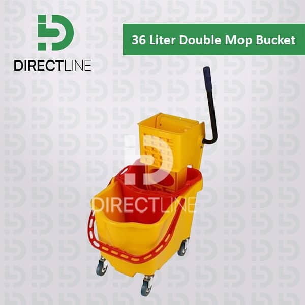 Mop trolley,Mop Bucket,Dustbin,Janitorial Trolley 4