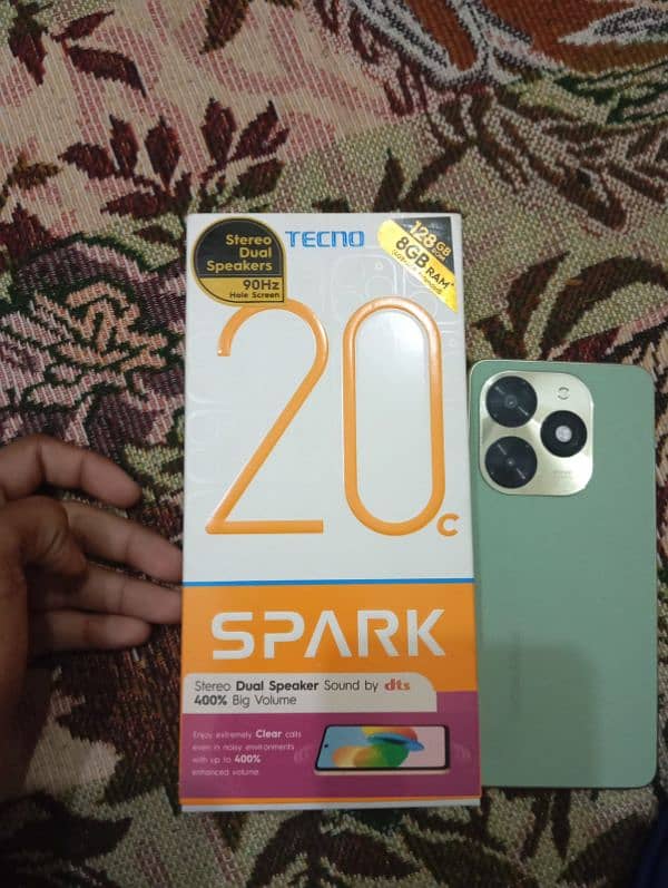 itel S23 or Tecno spark 20C for sale 10 by 10 condition  22.22 offer 11