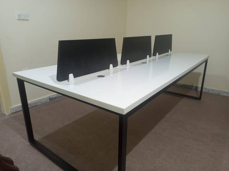 Workstation table/ reception tablee /Confernce table on factory rate. 15