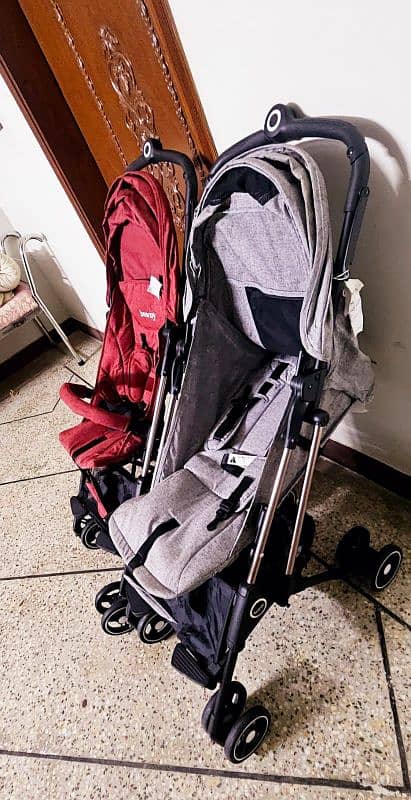 twin baby pram + staller Japan imported 5