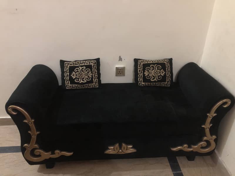 L Sofa Colour Black New Design 0