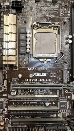 DEAD ASUS H97M-PLUS Micro-ATX motherboard