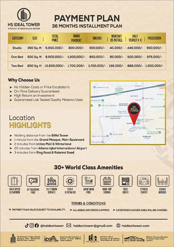 HS Ideal Tower A Project Of Hafiz Sajjad Motors 8