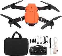 E99 Drone Quadcopter Remote Control 480p Orange colour toy