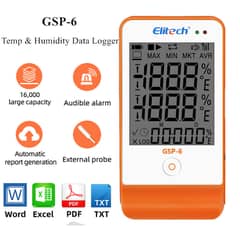 Elitech GSP-6 USB Temperature Humidity Data Logger In Pakistan