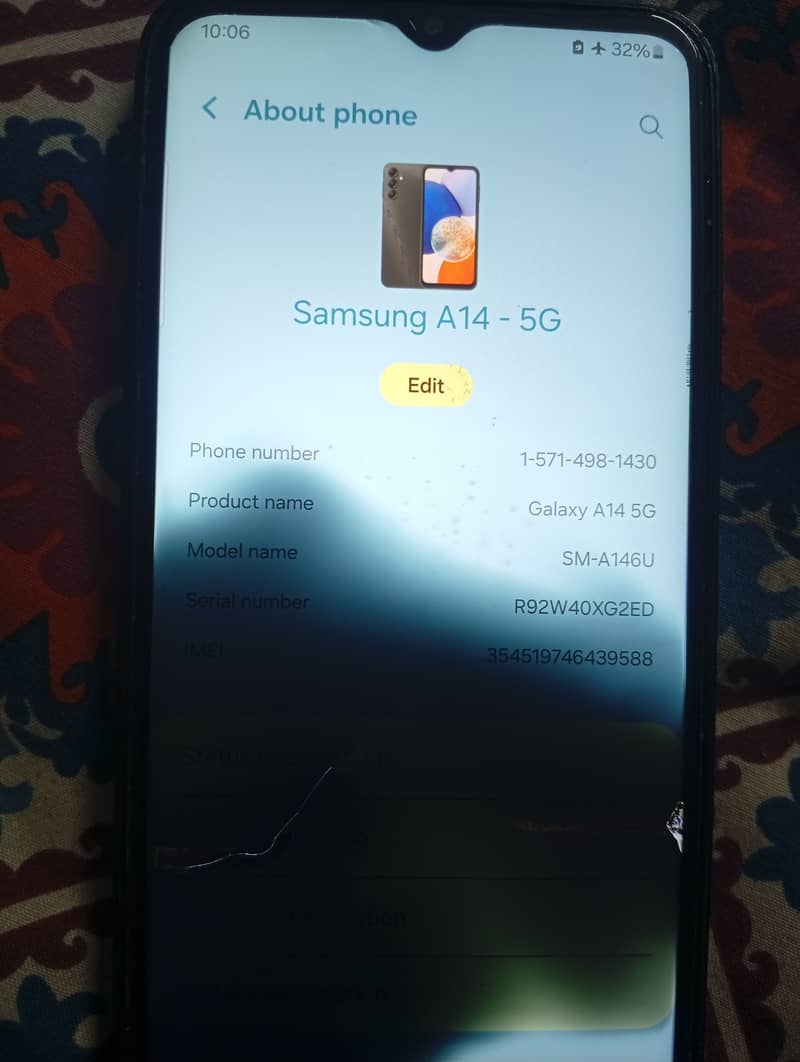 Samsung A14 5G Non PTA - USA Varient 1