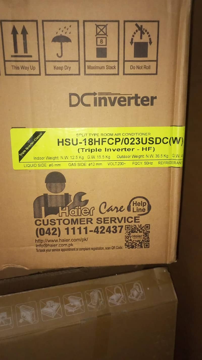 Brand New Haier DC Inverter AC - Box Pack 0