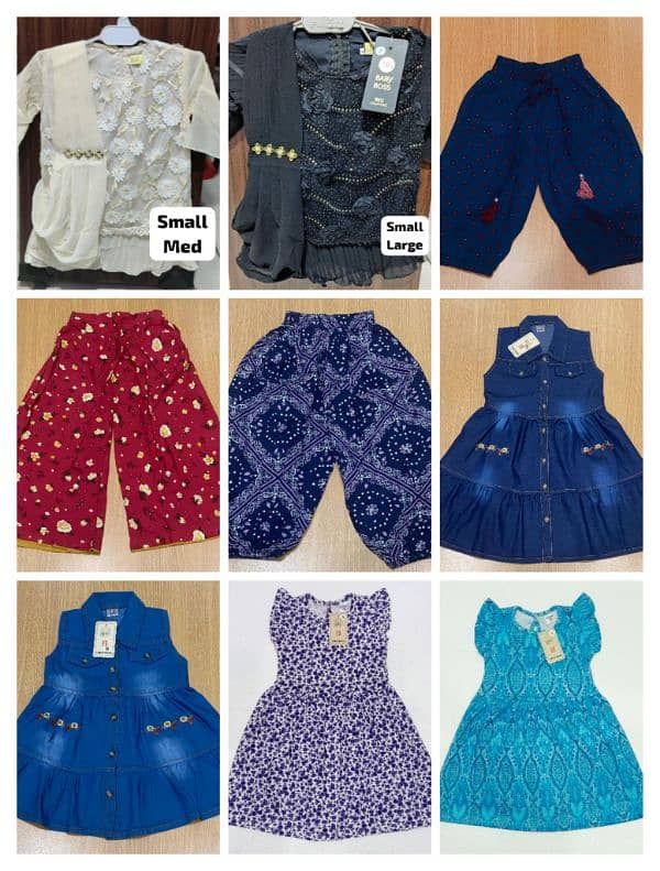 Kids Frocks Shirt Pant Short 4