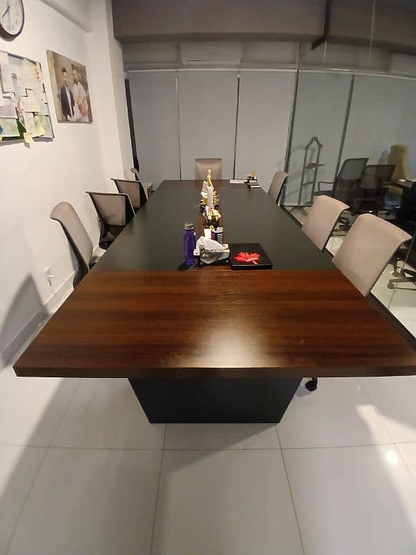 Luxury Brown Conference Table for Sale 0