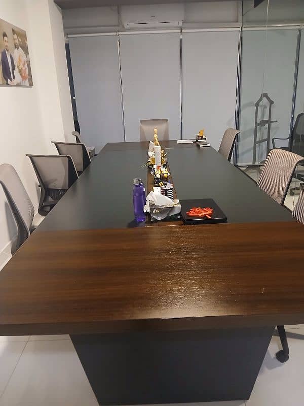 Luxury Brown Conference Table for Sale 1