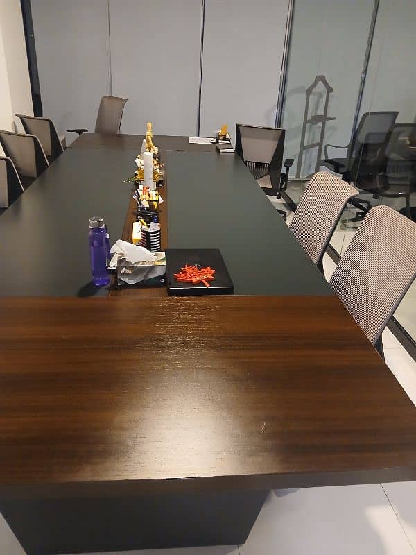 Luxury Brown Conference Table for Sale 2