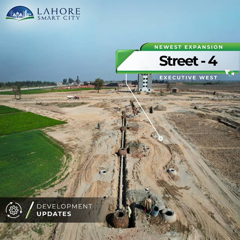 Best Location 7 Marla Overseas West Balloted Plot Available foe Sale in Lahore Smart City 4