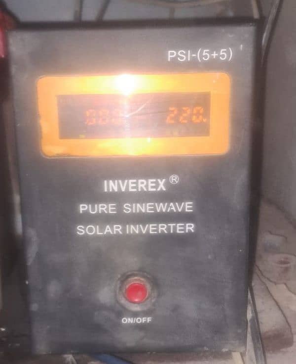 Invetor with solar system 0