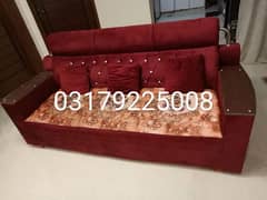 8 Seater Sofa Set and King size bed for sale