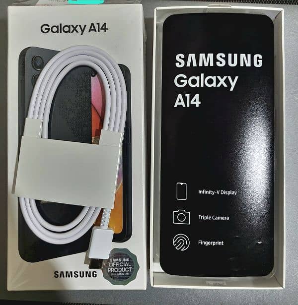 Samsung A14 - 4GB  128GB officially PTA approved 3