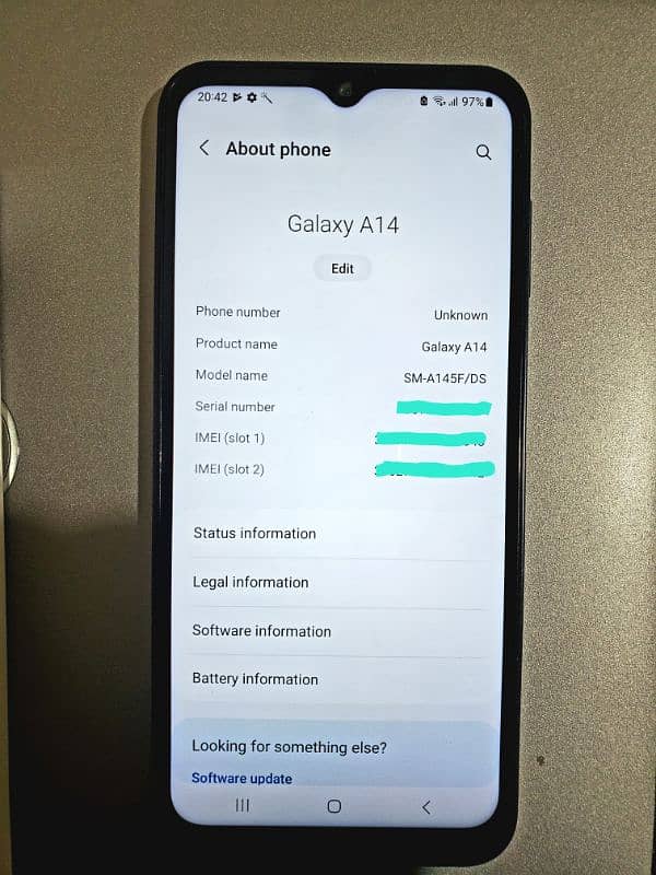 Samsung A14 - 4GB  128GB officially PTA approved 5