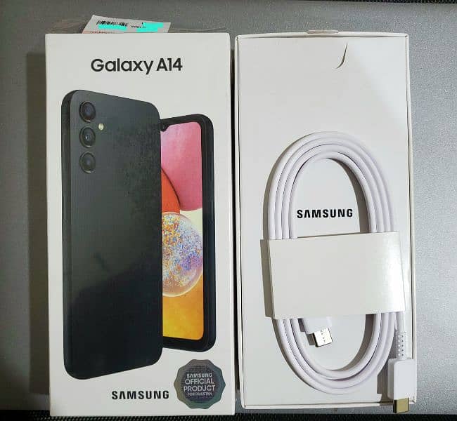 Samsung A14 - 4GB  128GB officially PTA approved 6