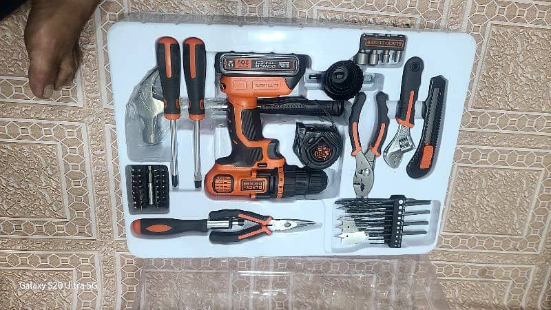 black+decker drill 20 v all home tools k sath daba pack japani genion 3